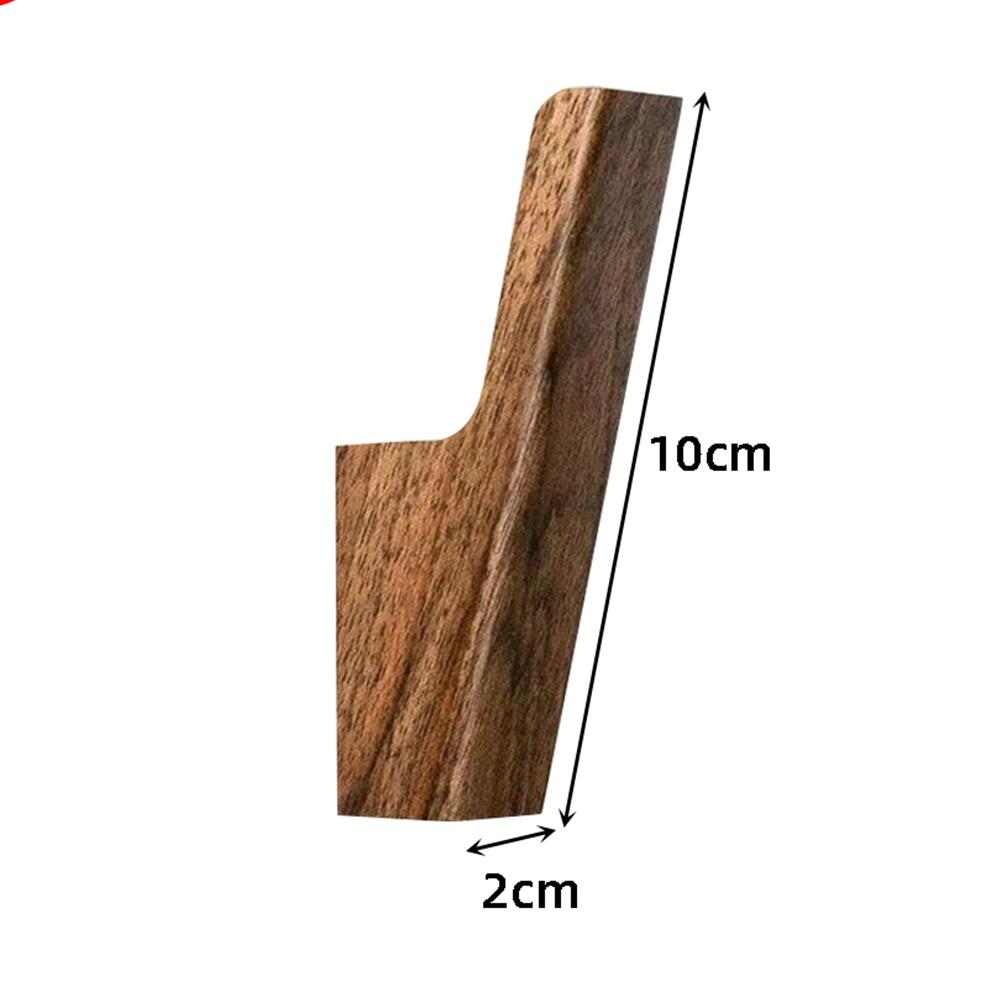 Natural Wooden Coat Hooks Clothes Robe Handbag Hanger Hook for Hanging Scarf Towel Rack Home Decor Wall Mounted Hook Organizer