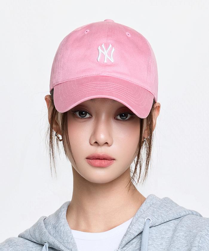 Emelbi Rookie Unstructured Ball Cap Ny (Pink)