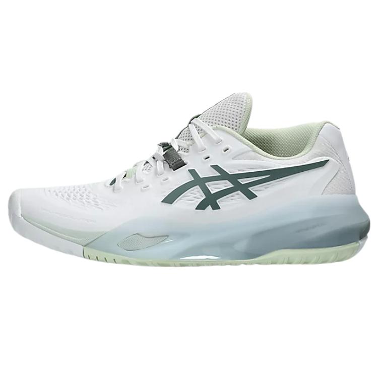 

ASICS GEL-RESOLUTION X White Monument Blue Women s Hard Court Tennis Shoes 1042A279-102 EU 37.5