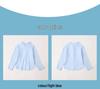 Children's 2025 Spring/Autumn Boys' Solid Round Neck Sweatshirt & Girls' Fashionable Korean-Style Shirt