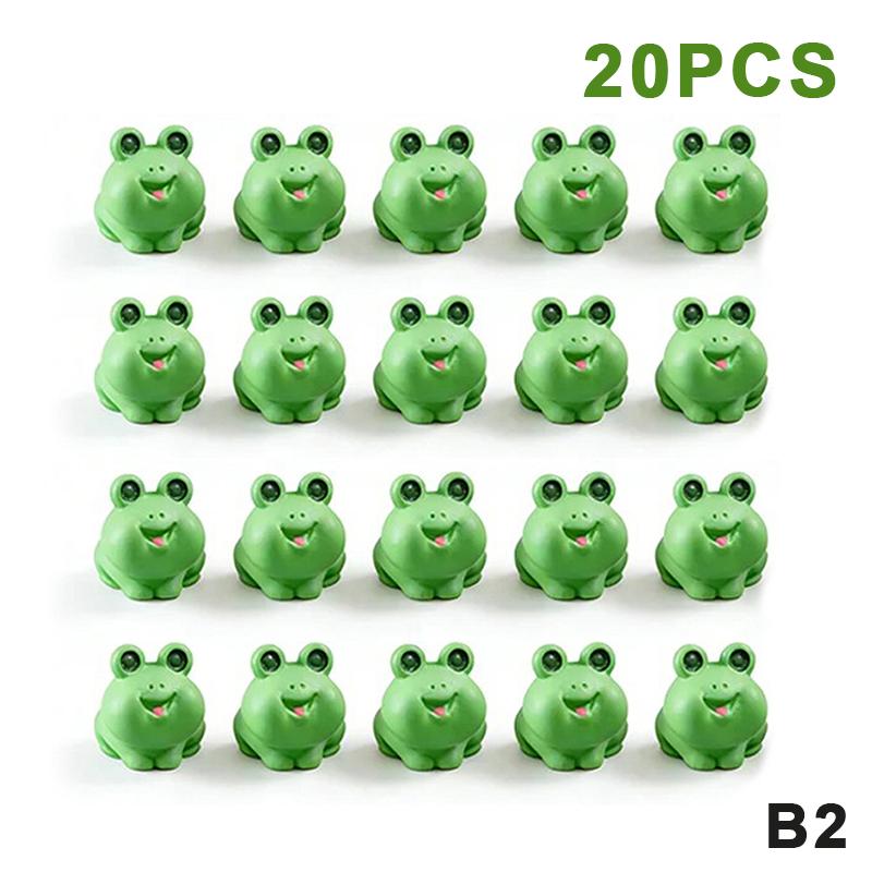 10/20Pcs Mini Resin Frogs Statues Frogs Figurines Garden Decor Fairy Garden Ornaments Indoor/Outdoor Microlandscapes Home Decor