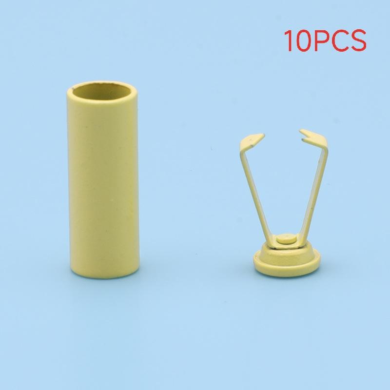 

10Pcs DIY Bag Shoes Garment Lanyard Accessories Metal Rope Ends Stopper Button Cord End Lock Cap Hanging Bell BuckleGood Quality