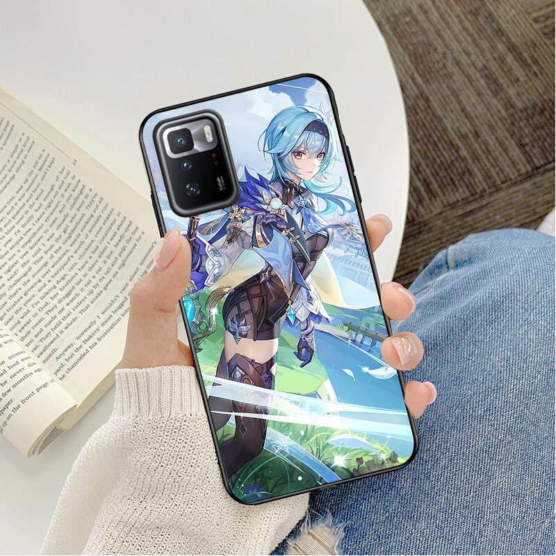 Phone Case For Xiaomi Redmi Note 11 10 Pro Note 8 Pro 9Pro Note9 9S 10S 9T Redmi 10 9C 9A Genshin Impact Game Yan Fei Case