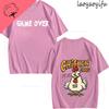 Chicken Game Theme 100Cotton Summer TShirt Shortsleev Tops Breathable Printed Fashion Mens Womens High Quality Oneck