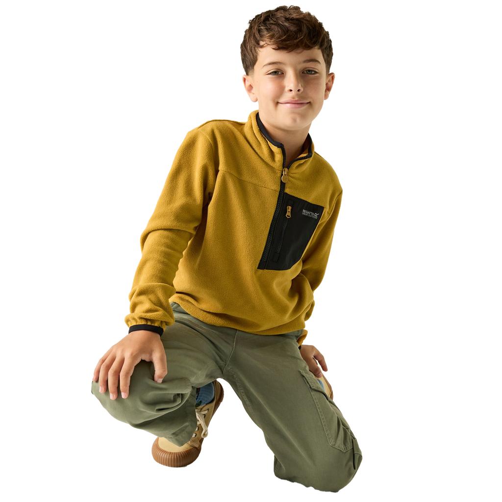 Regatta Childrens/Kids Frankie Half Zip Fleece Top