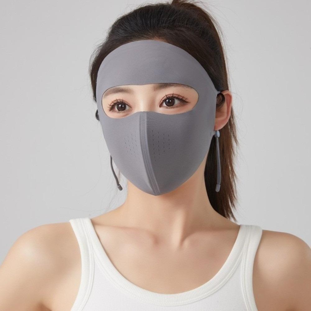 UV Protection Women s Full Face Mask Seamless Facekini New Summer Sun Protection Face Mask
