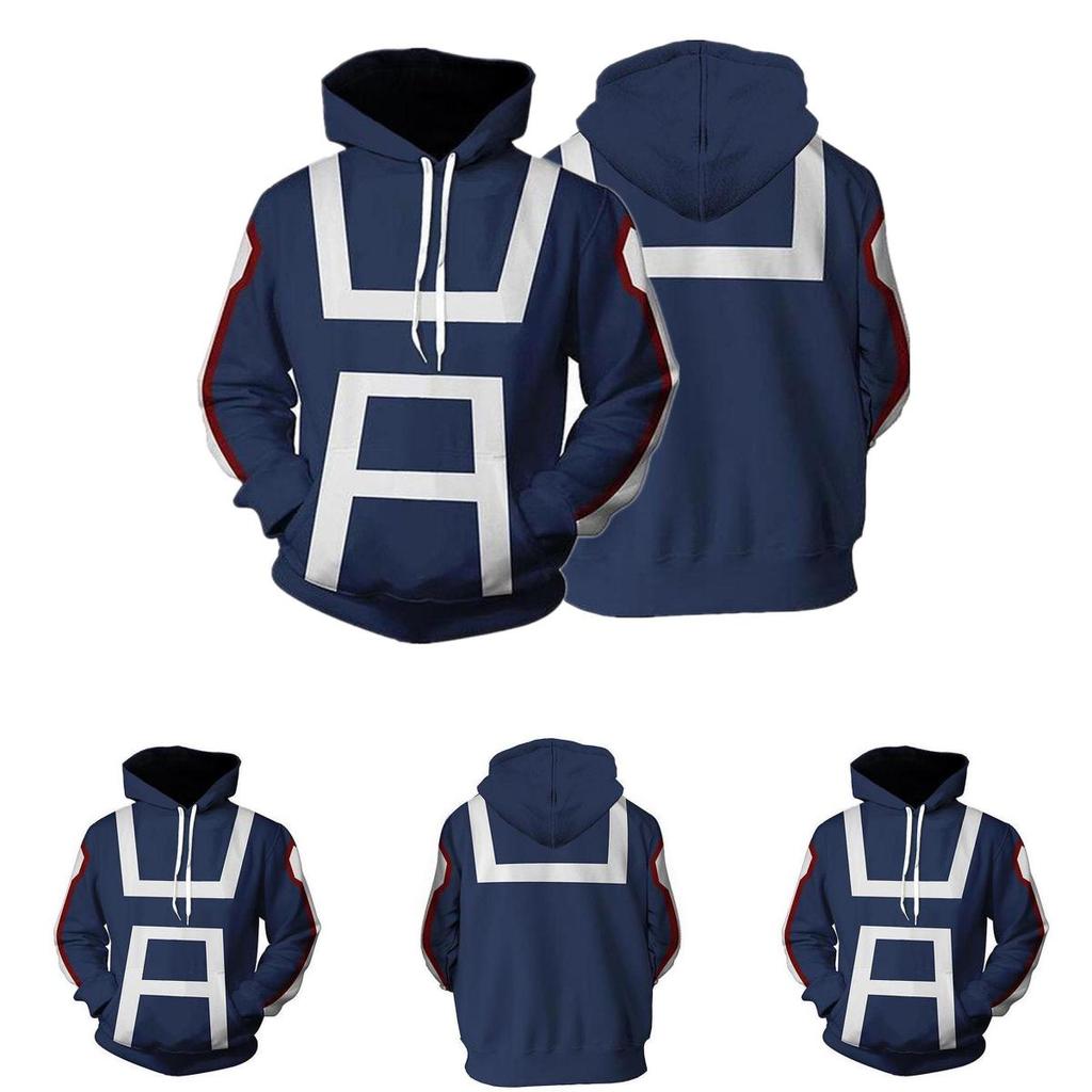 Gezellige My Boku No Hero Academia Hoodie Voor Mannen En Vrouwen Ideaal Voor Sportschoolgebruik S-5xl