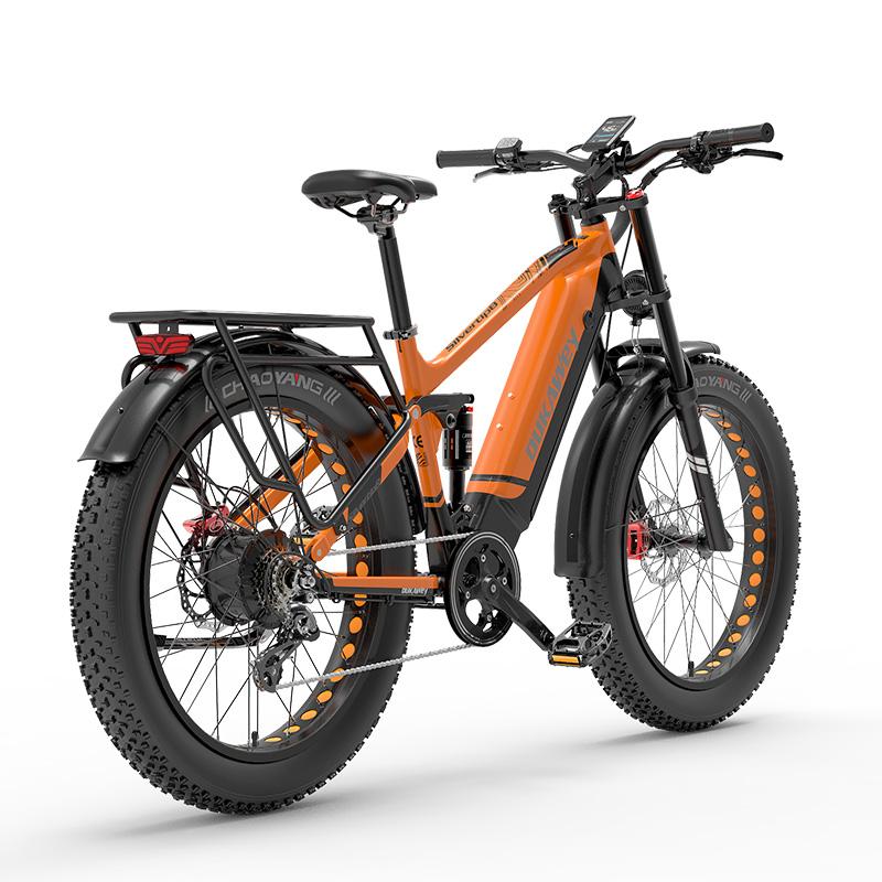 Dukawey Silvertip 8 1000W motor+52V20AH Samsung Battery, 26 * 4.0-inch Tires, Color Display, Mountain Off-road Electric Bicycle