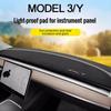 2017-2025 Anti-UV Dashboard Cover For Tesla Model 3 Y Center Console Accessories Dash Mat Protector Pad Sunshade
