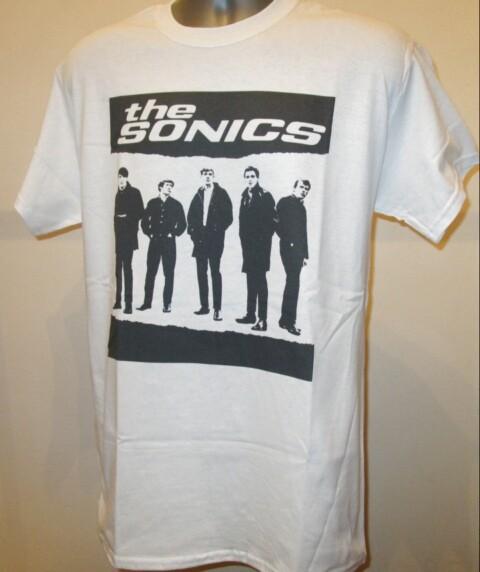 The Sonics T-shirt Garage Rock Music Seeds Stooges Black Lips White Stripes T157 XL