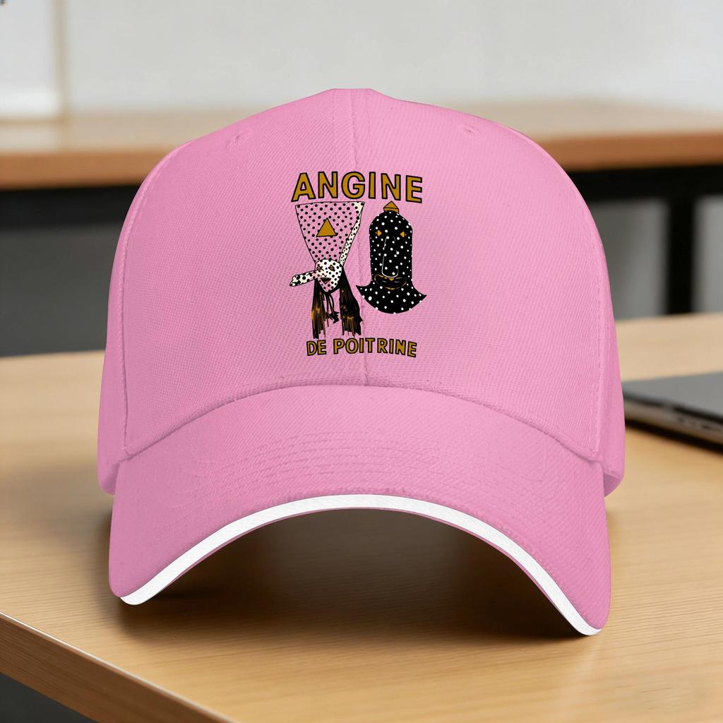 Angine De Poitrine Music Baseball Cap Unisex Men Print Trucker Hat Summer Fashion Tennis Skate High Quality Baseball Caps