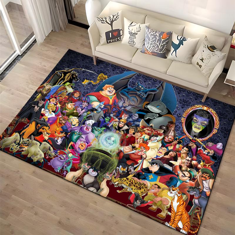 1PC The Sea Witch Printed Carpet Rugs For Living Room Bedroom Bedside Bathroom Floor Mat Kids Room Non-slip for Sofa Doormat