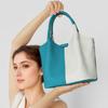 Simple Style Genuine Leather Single-shoulder Bag, Large Capacity Commuter Tote Bag, High-end and Fashionable Underarm Bag