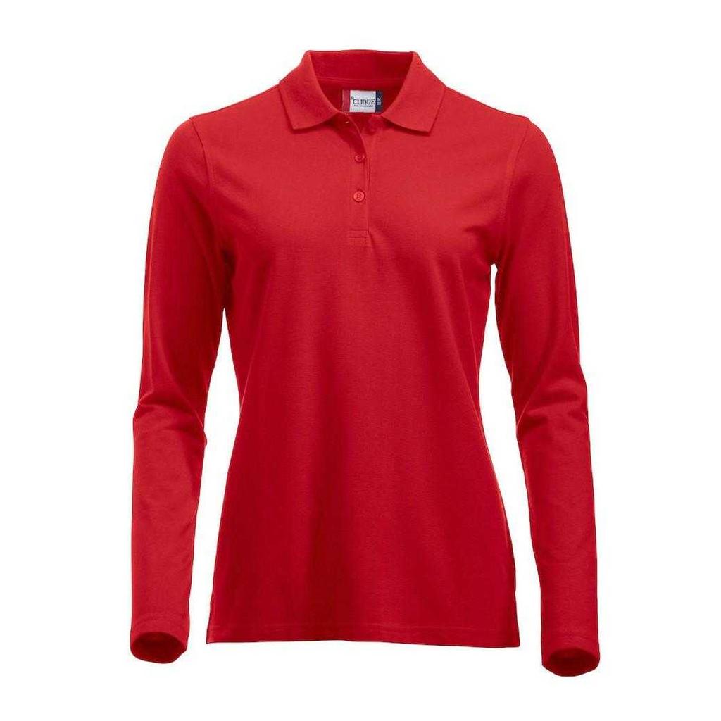 Clique Womens/Ladies Classic Marion Long-Sleeved Polo Shirt