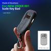 For ZEEKR 9X 2026 ZEEKR 001 Bluetooth Key Case Cover Alcantara Suede Key Protection Shell Bag Keychain Dedicated Accessories