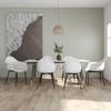 Day and Night - Day and Night Dining Chairs 6 Units White PP