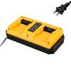 Battery Adapter Charging Solution Double Port Power Charging Base for Various Devices Waterproof Cable Small Design