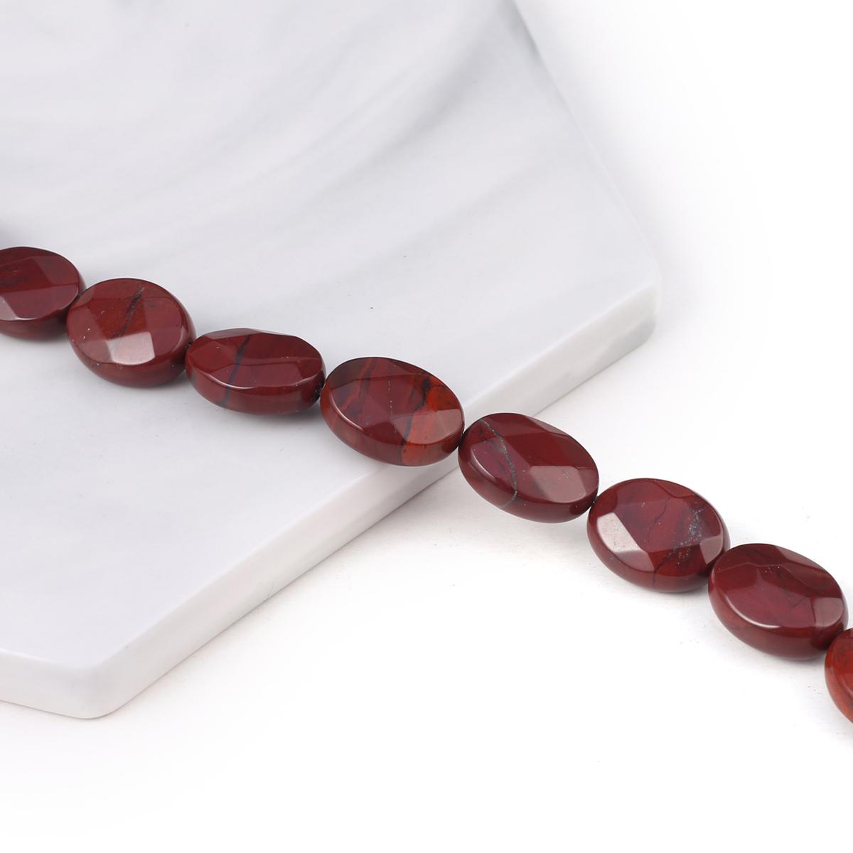 

Бусины из натурального камня опал/агат/малахит овальные граненые бусины для изготовления ювелирных изделий DIY ожерелье браслет серьги аксессуар Red Stone/16x12x6mm