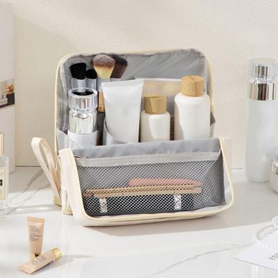Makeup Bag Large Capacity Zipper Closure Waterproof Multifunctional Travel Toiletry Bag Cosmetic Organizer Case