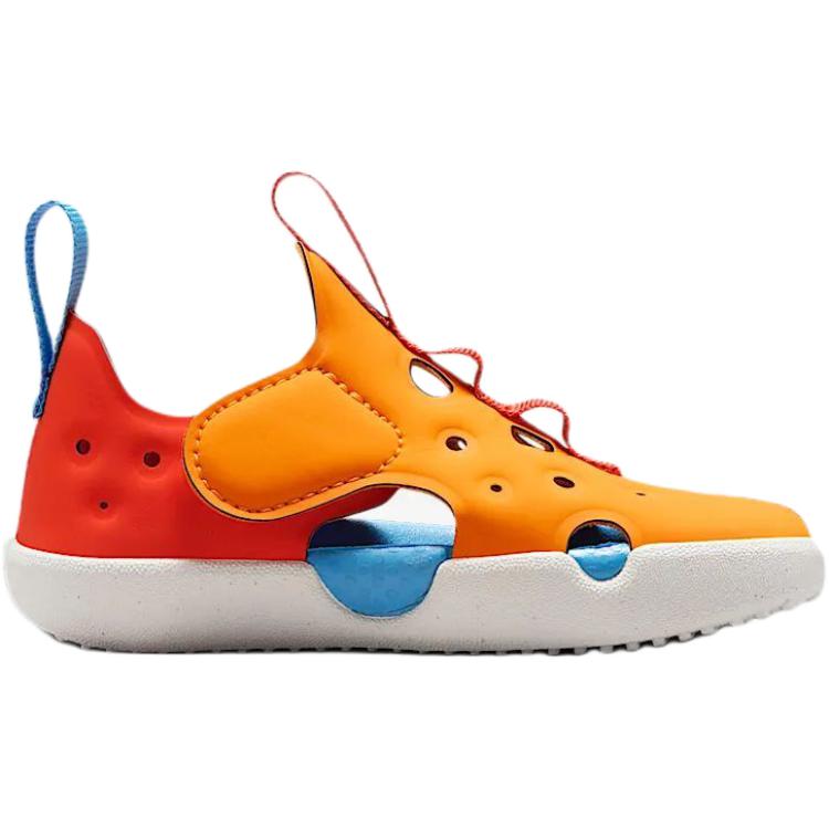 Nike Sunray Protect 4 TD Orange Peel Picante Red Baby Sneakers University-Blue HF6278-800
