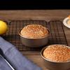 Carbon Steel Round Cheese Pan Cake Mold Air Fryer Bread Mould Tart Holder Pudding Jelly Diy Bakery Baking Cake Mold Pan