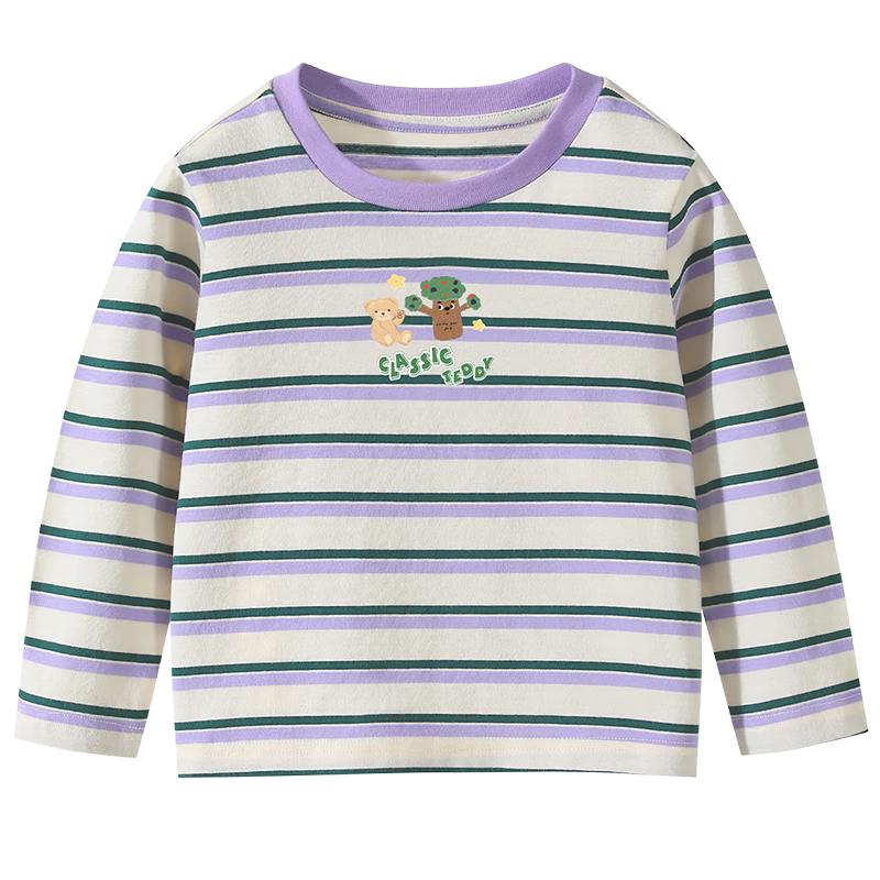 Classic Teddy Boy s Striped Long Sleeve T-Shirt 120