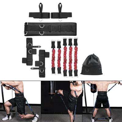 Boxing Resistance Bands Lovers , Belt, Wristband, Foot Ring and Strap Can Be Adjusted
