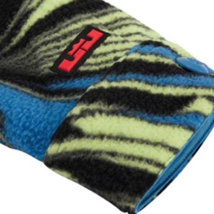 Nike Fun Pattern Fleece-Lined Warm Jacket Men Jacket Blue DA6708-469