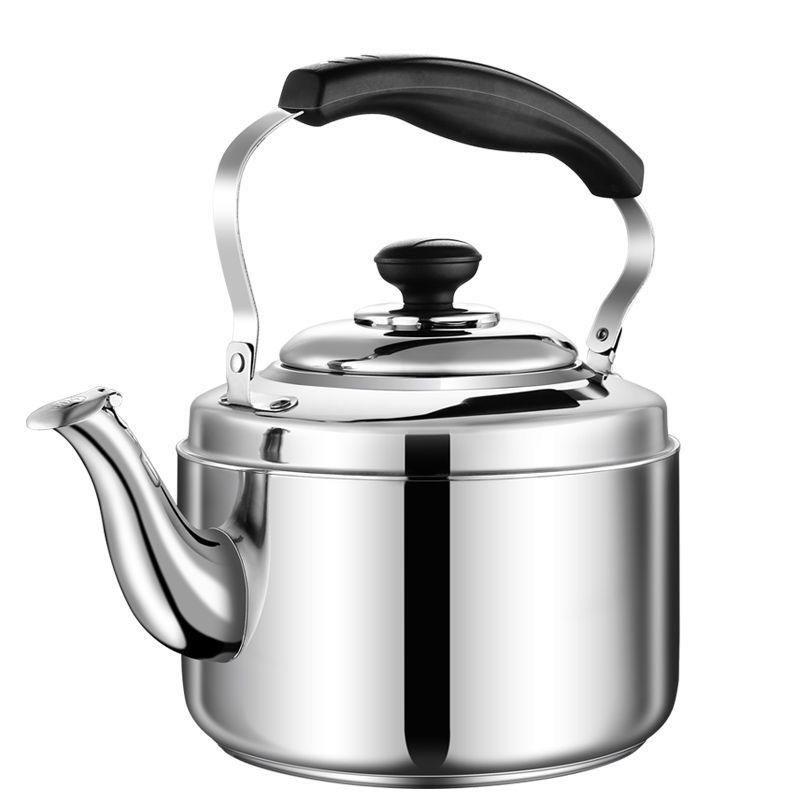 Food Grade Stainless Steel Whistling Kettle, Large Capacity for Gas and Induction Stoves