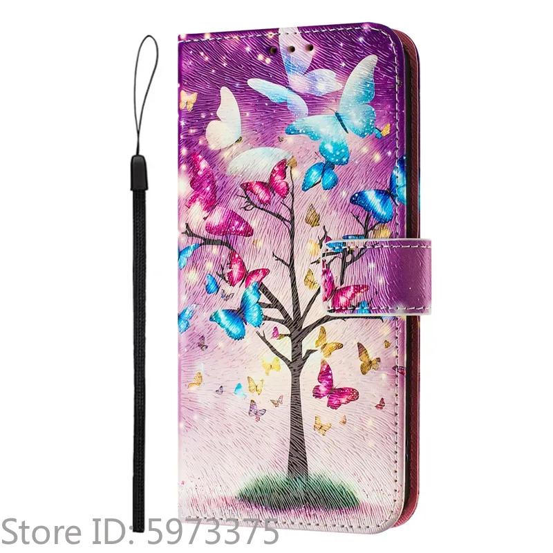 Luxury Flip Leather Case For Motorola Edge 70 Flip Cover On For Moto G67 G57 G06 Power 4G 5G Coque Wallet Bags Flower Cases Etui