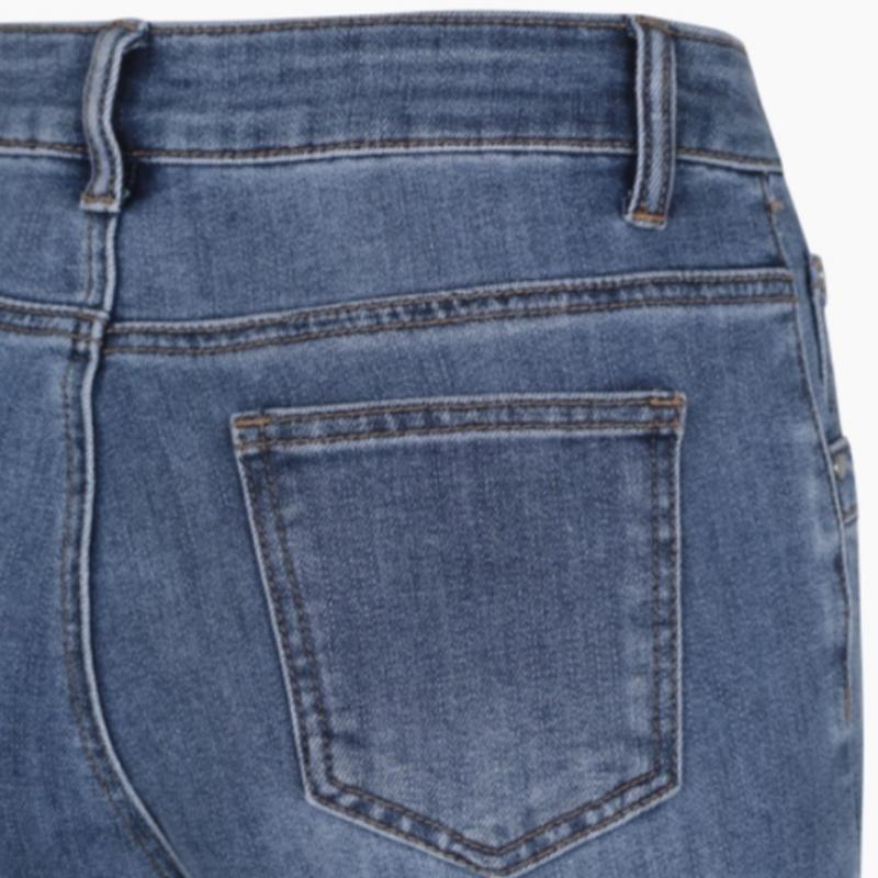 Benetton – Gerade geschnittene Jeanshose mit spitzer Tasche Badpa3411