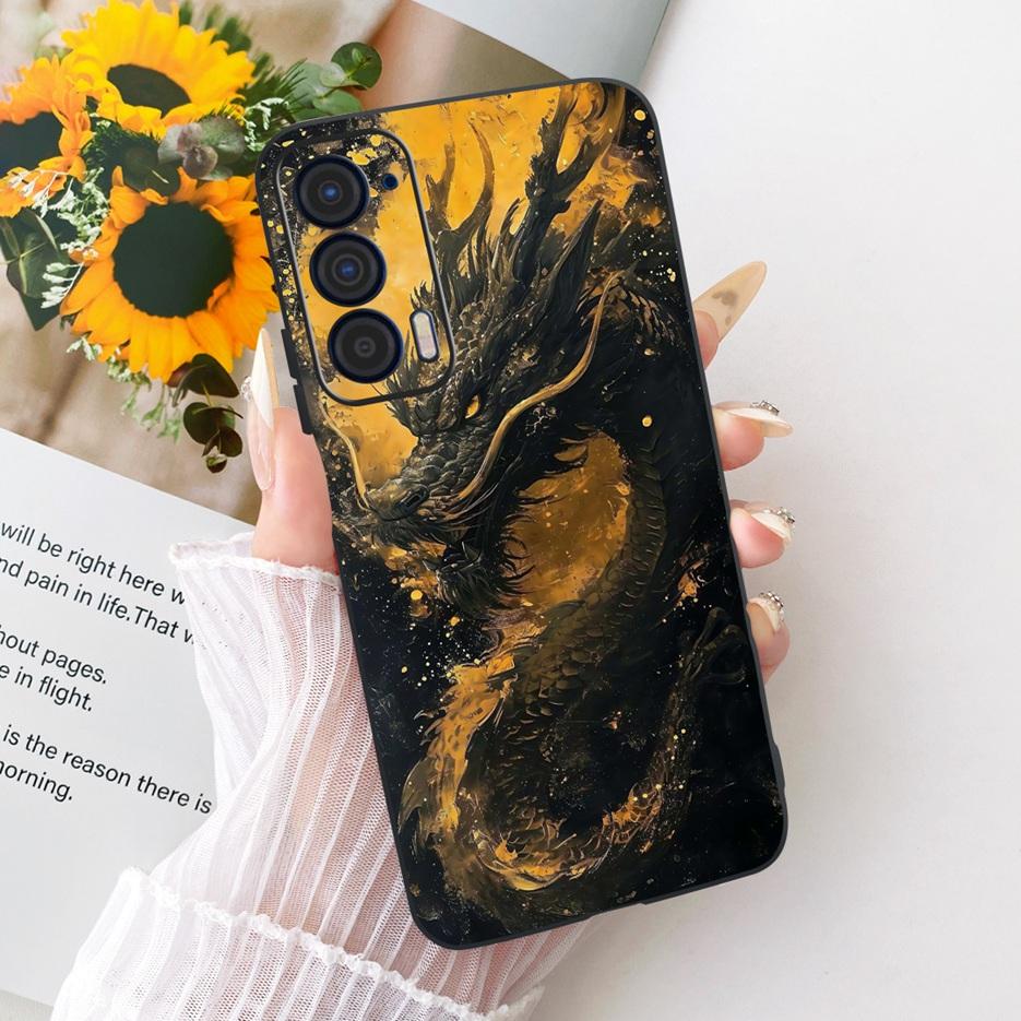 For Motorola Edge 2021 Case XT2141-1 Luxury Butterfly Tree Painted Cover Soft Silicone Case For Motorola Edge 2021 Edge2021 Bags