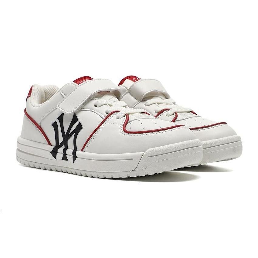 New MLB Cushioning Abrasion Resistant Balance Low top Kids' Skateboarding Shoes White Kids' 7ASXCA33N-50RDS
