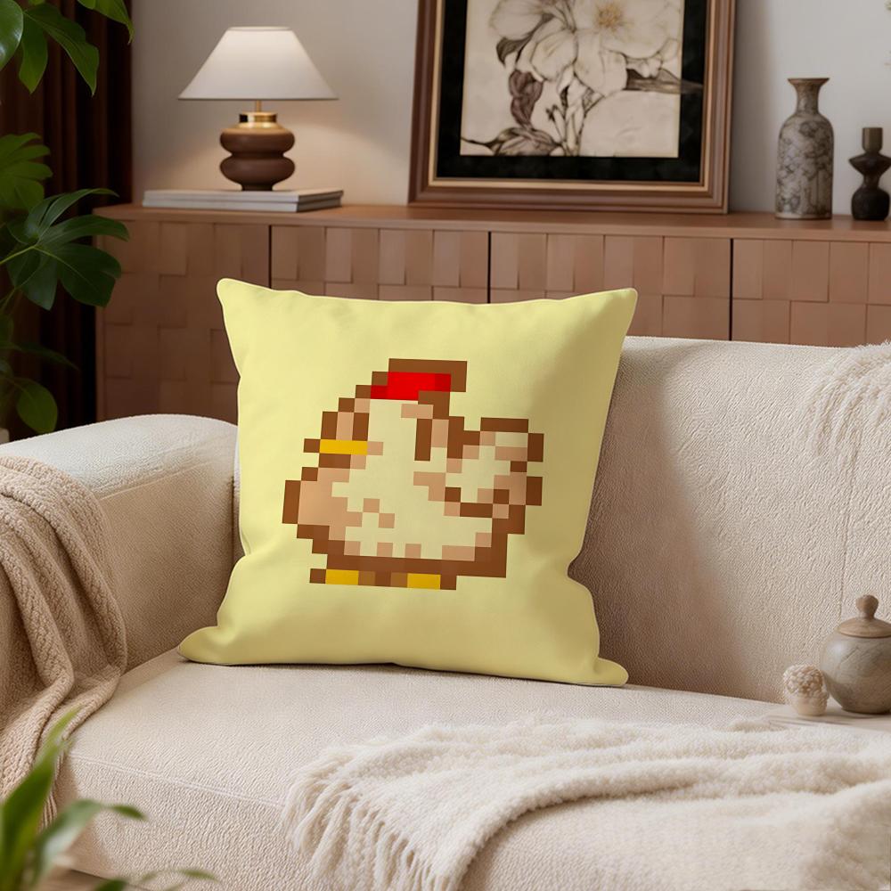 Casual Stardew Valley Cushion Cover Cushion Cover Set 4Pcs 50x50 45x45 40x40 Pillowcase Decorative Sofa Home Decor