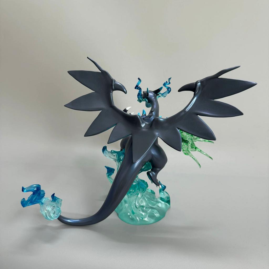Pokemon Pika Charizard Action Figure Black Charizard Anime Figurine PVC Statue Model Doll Collection Decor Toy Kid Birthday Gift