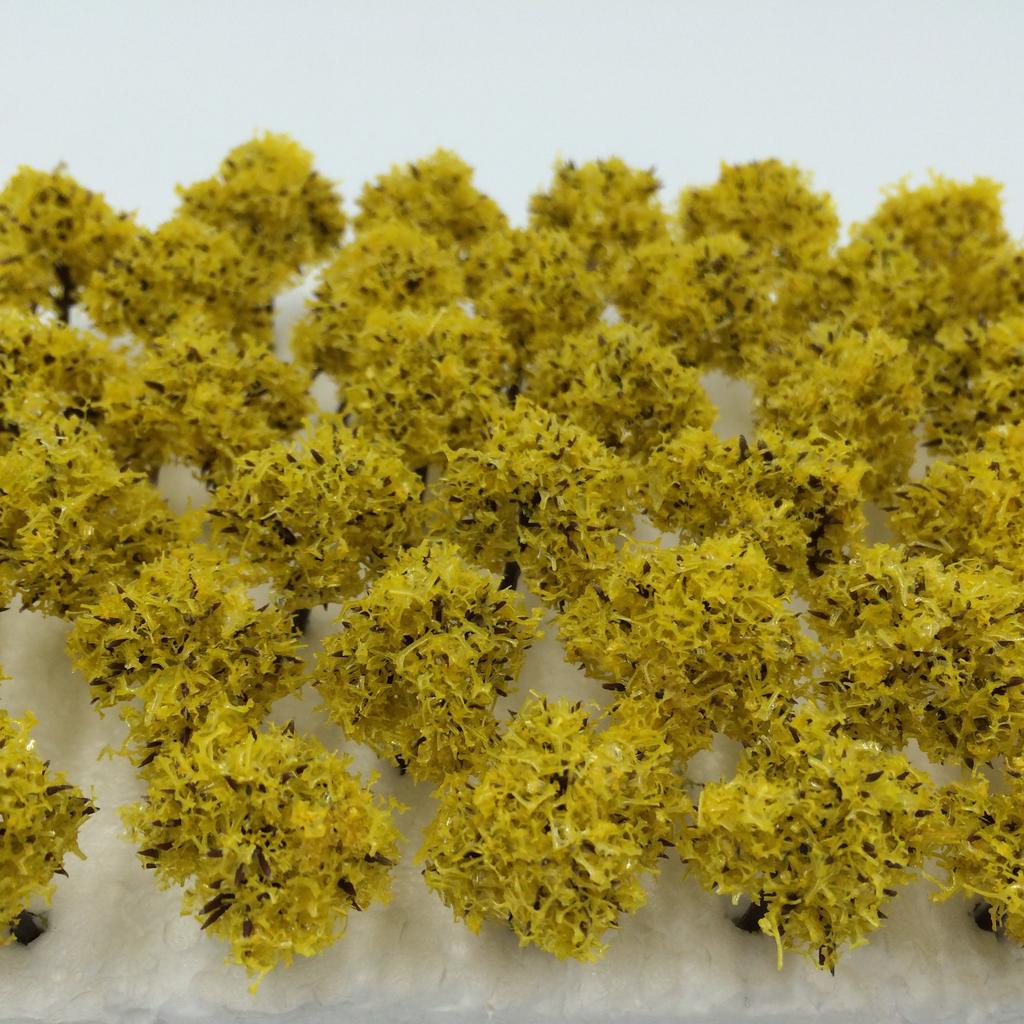 DauStage Forest for N Gauge and Architectural Available in 50 or 100 Colors 100 Trees, 3cm, Dioramas, Railways, Models, (16, Yellow, Pieces)