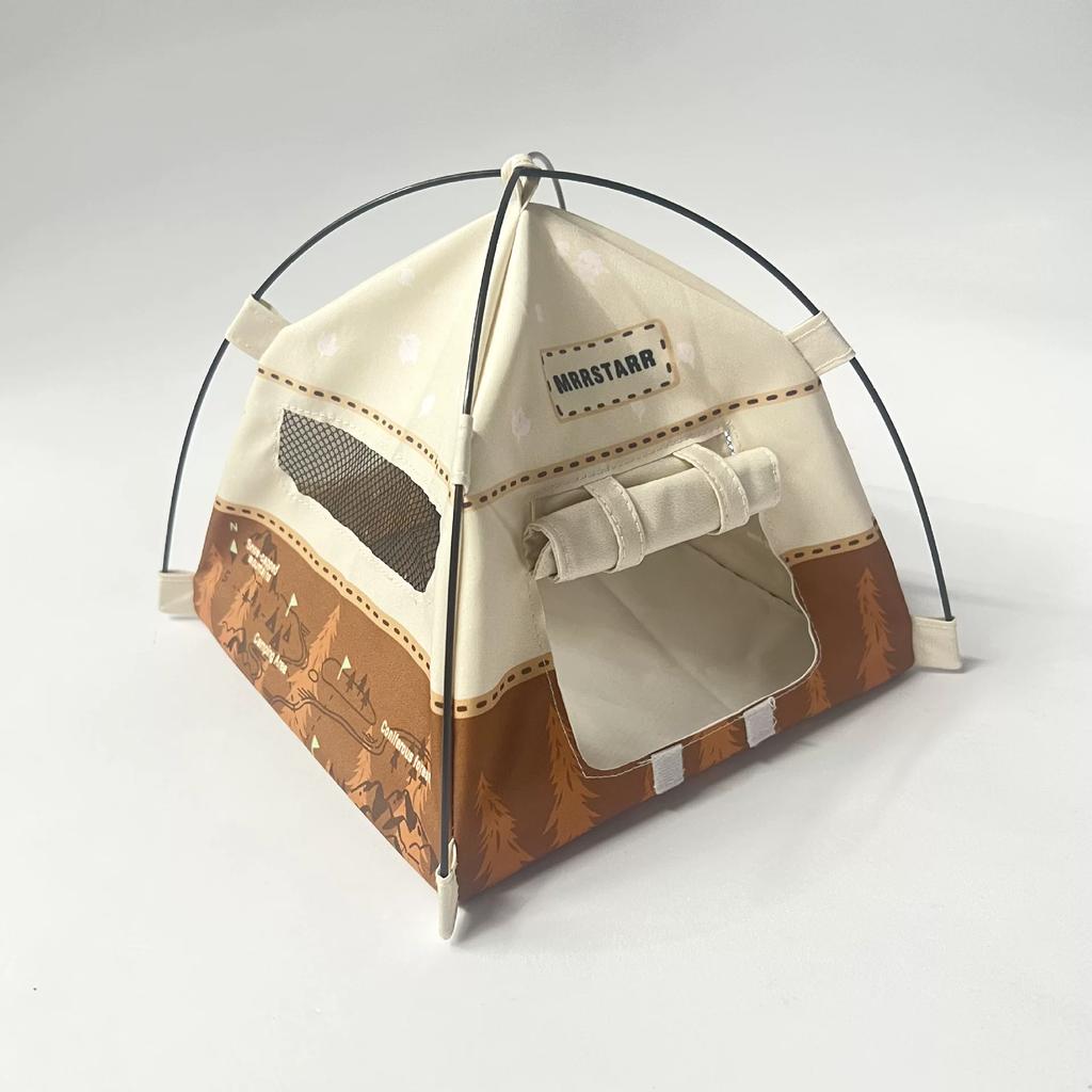 Mini Tent Desktop Ornament Creative Desk Toy Niche Miniature Shooting Prop Entryway Living Room Office Cubicle Home Decor Accent