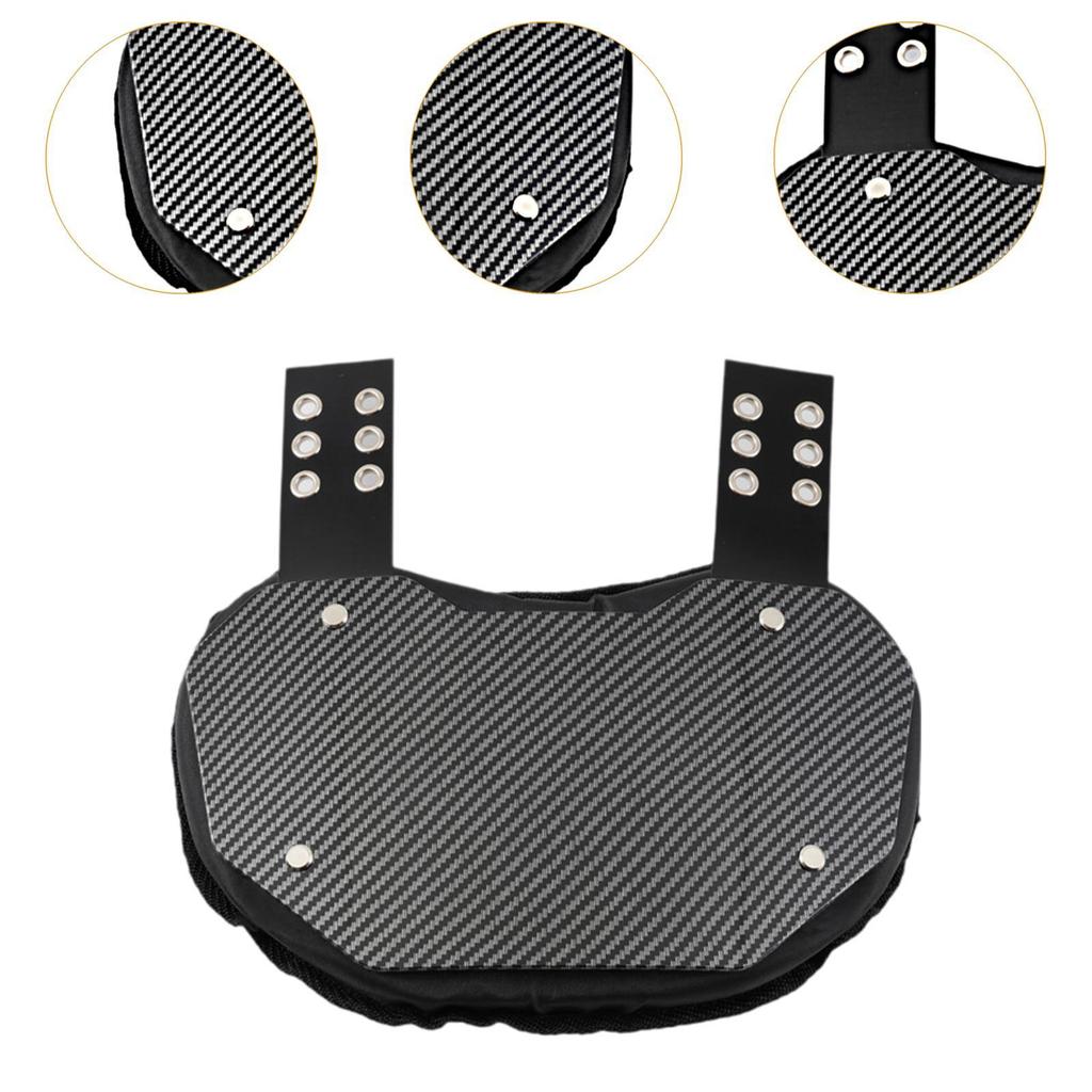 Football Backplate Universal Fit Foam Padding Abrasion Resistant Breathable Football Gear for Training Football Game Kids Adults