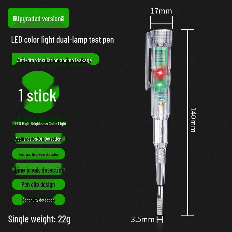 Intelligent Multifunctional Electrician's Induction Multimeter for Wire Testing with High-Brightness Light