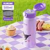 TAFUCO Kuromi 500ml 316SS Dual-Lid Insulated Bottle