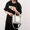 Canvas New Women's Handbag, Simple and Fashionable Bento Bag, Women's Handbag, Hand-held Shoulder, Crossbody Tote Bag