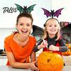 Halloween Photo Booth Props Bat Headband, Felt Glitter Hairband Bling Texture Hair Hoop for Costume, Festival Masquerade Party Prop Headband