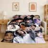 Kpop Hyunjin Stray Kids Muzyka Koc Flanelowy Miękki Ciepły Koc Rzutowy do Sypialni Salonu Łóżka Podróży Kempingu Pikniku Prezent