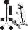 Hand Leg Restraint Collar Leash Handcuffs Leg Cuff Eye Blinder Sex Toy Set Backhandcuff Neck Leashes Silky Eye Patch