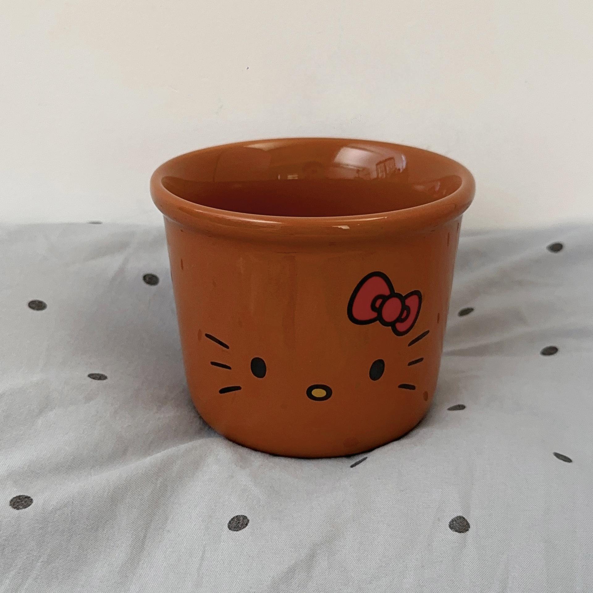 Cute Cat Mug Ceramic Cup High Value Household Couple Drinking Cup Girl Heart Holding Coffee Cup 201-300ml