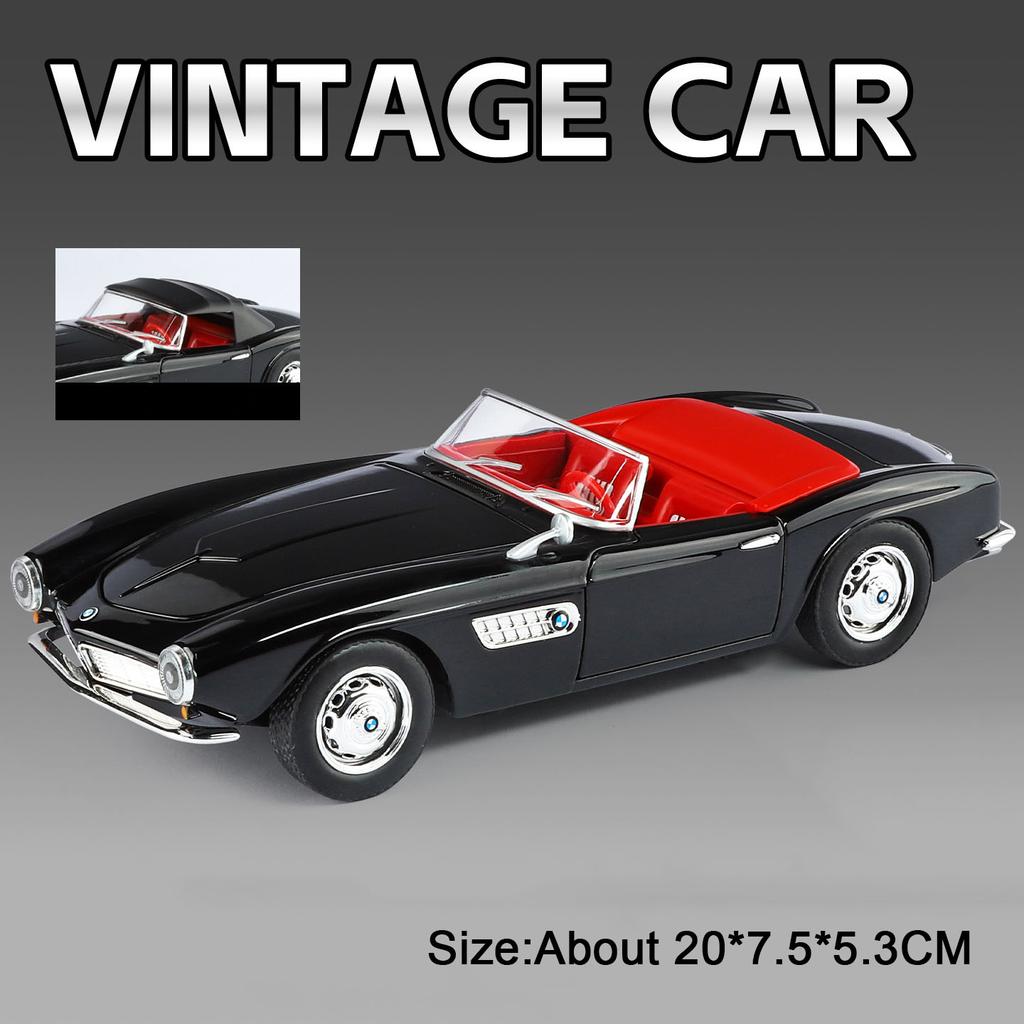 1:24 507 760LI Sportwagen Modell Spielzeug Musik Licht Stoßdämpfung Metallkarosserie Gummireifen Fahrzeugmodelle Heimdekoration Dekoration