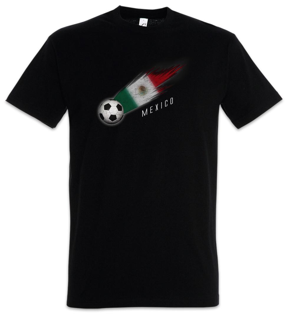 Mexico Football Comet I T-Shirt Mens Womens Tees Top mexican Soccer Flag Banner World Championship S