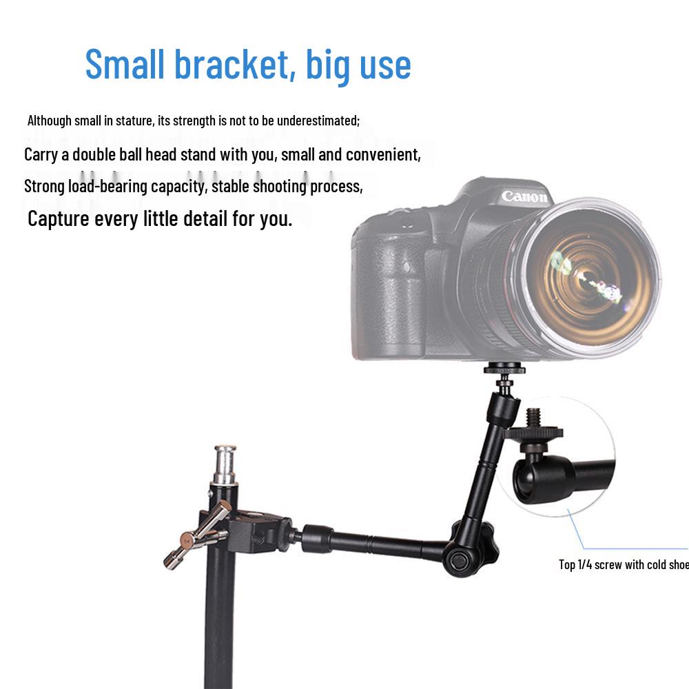 SLR Camera Magic Arm Mount Kit with 7/11-Inch Size Options – Includes Large/Small Crab Clamp and Mighty Clamp