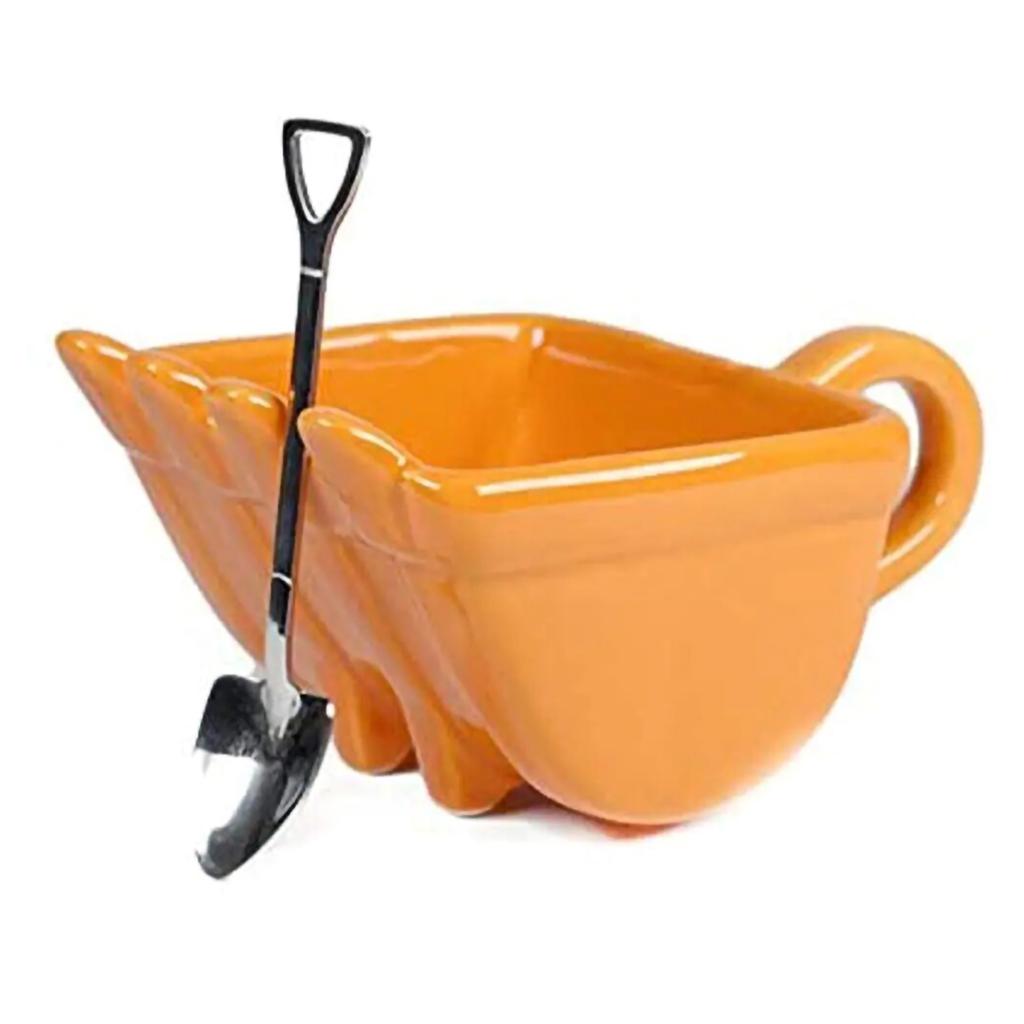 Kubek do kawy z modelem łyżki koparki z łopatką, zabawny kubek do kawy koparki, projekt kubka, pojemnik na ciasto Koffie, kubek do ciasta