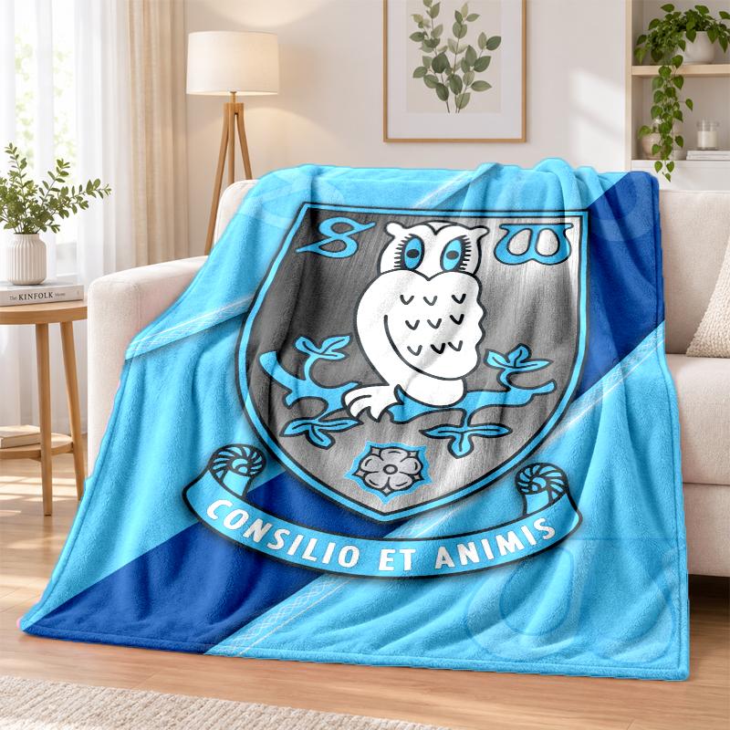 Sheffield Wednesday Printed Flannel Blanket Warm Comfort Bed Throw For Indoor Home Decoration